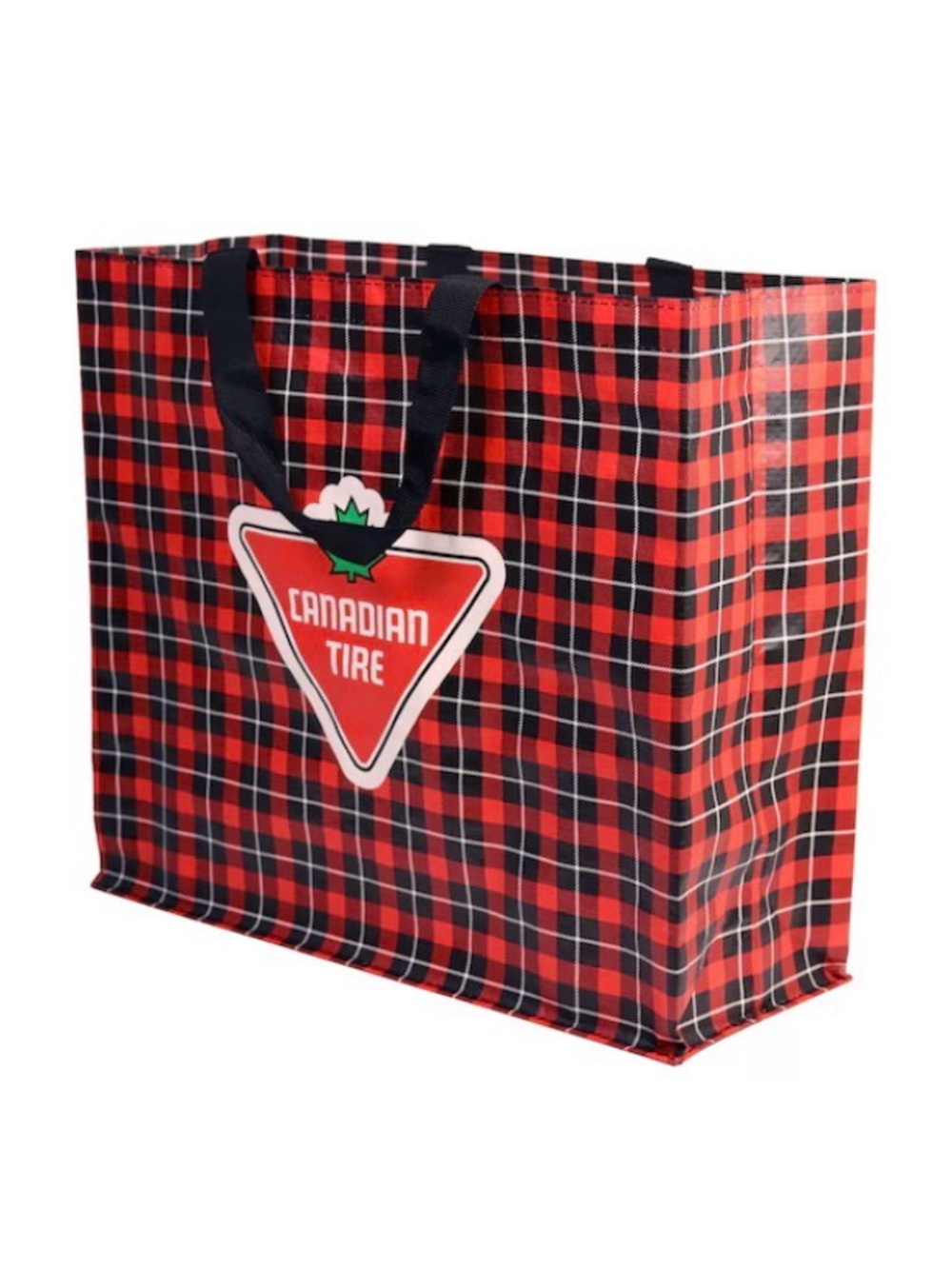 VIRAL Canadian Tire Plaid Tote Bag Hudson Williams Heated Rivalry (NEW) - Picture 3 of 4